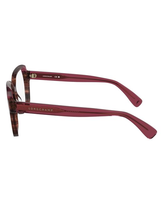 Longchamp Black Lo2763 223 Optical Frames Acetate Squared Normal