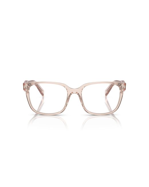 Prada Black Pr 17Zv 15J1O1 Optical Frames Acetate Squared Normal