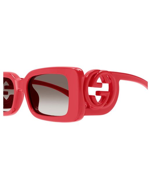 Gucci Gg1325S 005 Sunglasses Plastic Squared Shaded