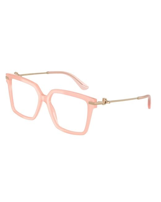 Dolce & Gabbana Black Dg3397 3436 Optical Frames Acetate Transparent Squared Normal