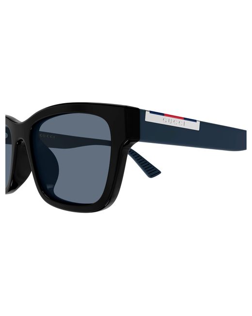 Gucci Black Gg2092Sa 003 Sunglasses Acetate Squared for men