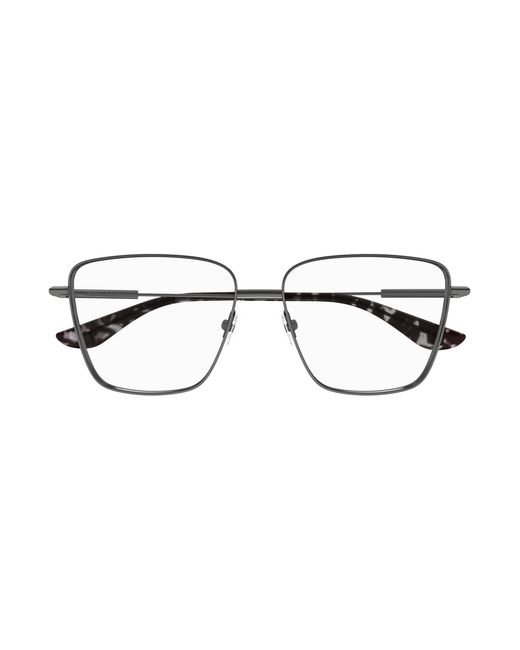 McQueen Black Am0503O 003 Optical Frames Metal Transparent Squared