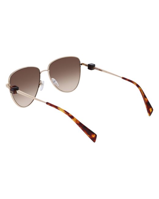 Liu Jo Black Lj161S 731 Sunglasses Metal Pilot Normal