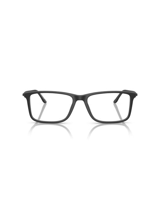 Giorgio Armani Black Ar7261 6167 Optical Frames Acetate Transparent Squared Normal for men
