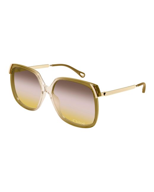 Chloé Black Ch0286S 008 Sunglasses Acetate Squared