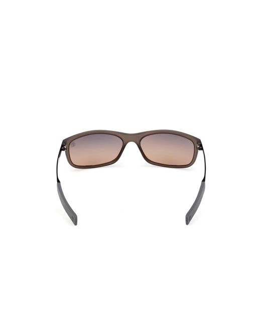 Timberland Black Tb00062-H 20D Sunglasses Injected Smoke Squared Polarized for men