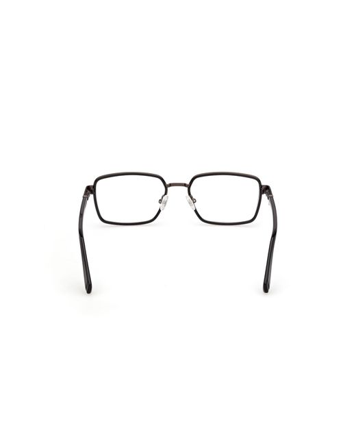 Guess Black Gu50371 001 Optical Frames Metal Squared Normal for men