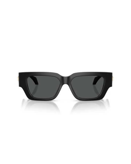 Versace Black Ve4497U Gb1/87 Sunglasses Injected Squared Normal
