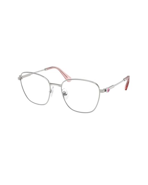 Swarovski Black Sk1019 4001 Optical Frames Metal Squared Normal