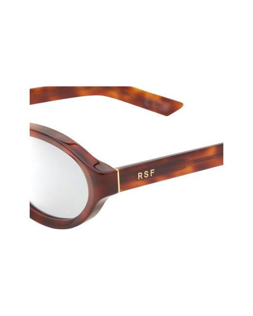 Retrosuperfuture Black 3Wh Parola Diversa Sunglasses Acetate Round Normal