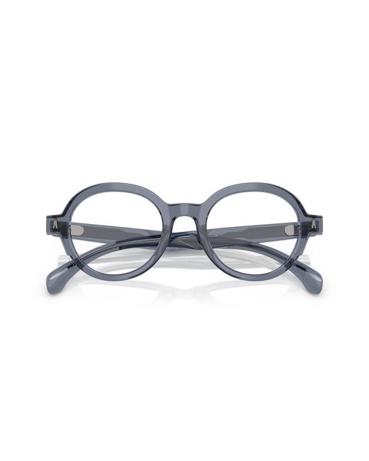 Moncler Black Me2005 3007 Optical Frames Acetate Transparent Round Normal