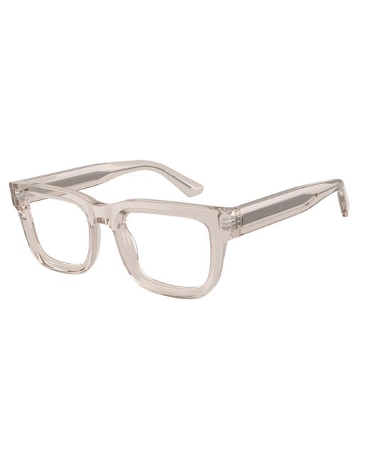 Emporio Armani Black Ea3279 6363 Optical Frames Acetate Transparent Squared Normal for men
