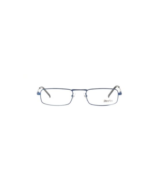 Sferoflex Black Sf2201 277 Optical Frames Metal Squared for men