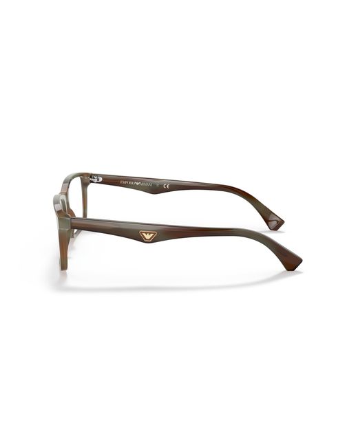 Emporio Armani Black Ea3175 5023 Optical Frames Plastic Squared for men