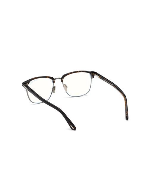 Tom Ford Black Ft5683-B 052 Optical Frames Injected Squared Normal for men
