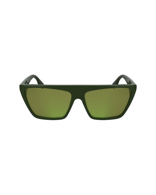 Karl Lagerfeld Green Kl6186S 300 Sunglasses Bio-Inject Squared Normal