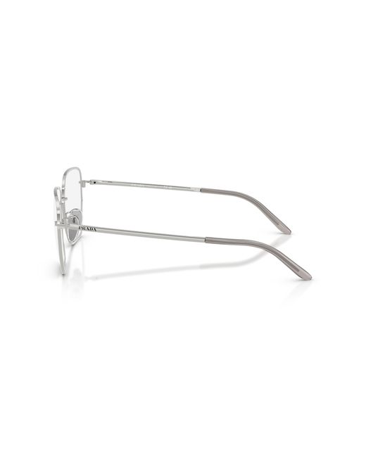 Prada Black Pr C51Vd 1Bc1O1 Optical Frames Metal Squared Normal