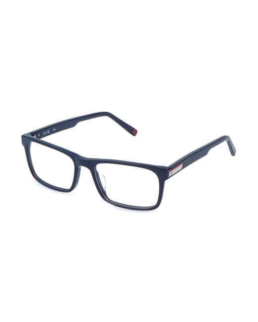 Fila Black Vfi999 0D82 Optical Frames Acetate Squared for men