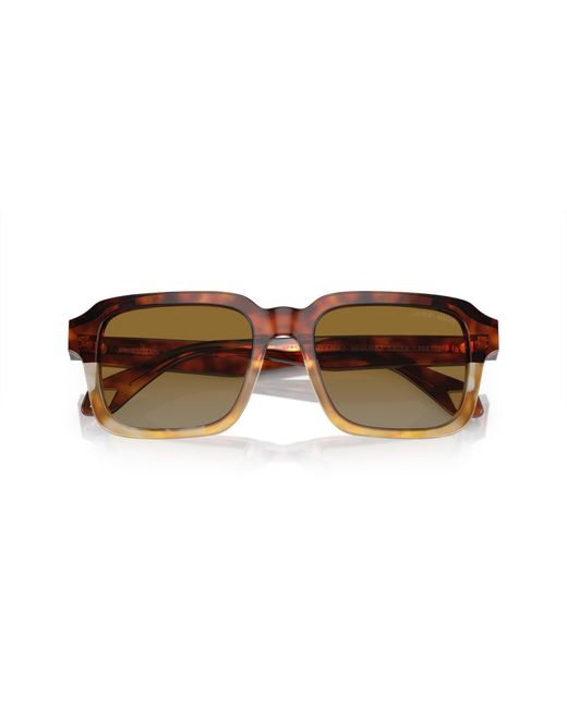 Giorgio Armani Black Ar8194U 6034B2 Sunglasses Acetate Squared Normal Shaded for men