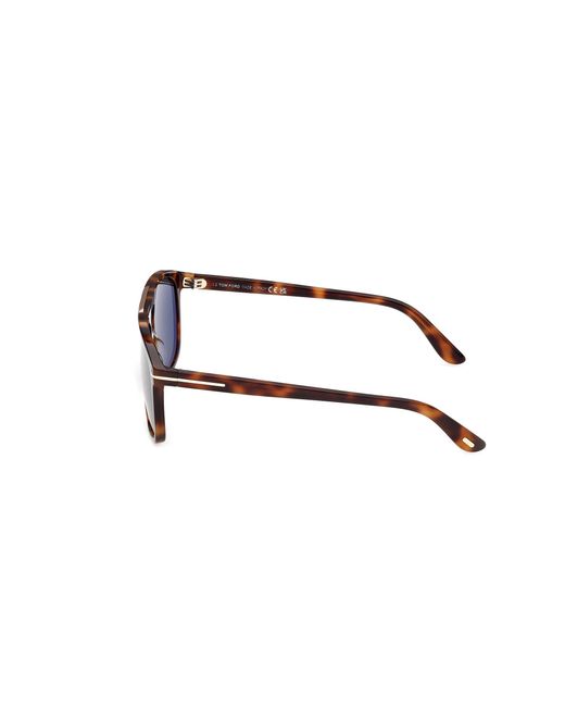 Tom Ford Black Ft1338 Brianna-02 53V Sunglasses Acetate Squared Normal
