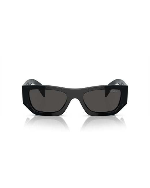 Prada Black Pr A01S 16K08Z Sunglasses Acetate Pillow Normal