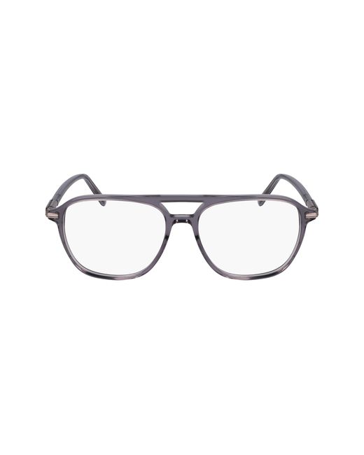 Ferragamo Black Sf3006 020 Optical Frames Acetate Squared Normal for men