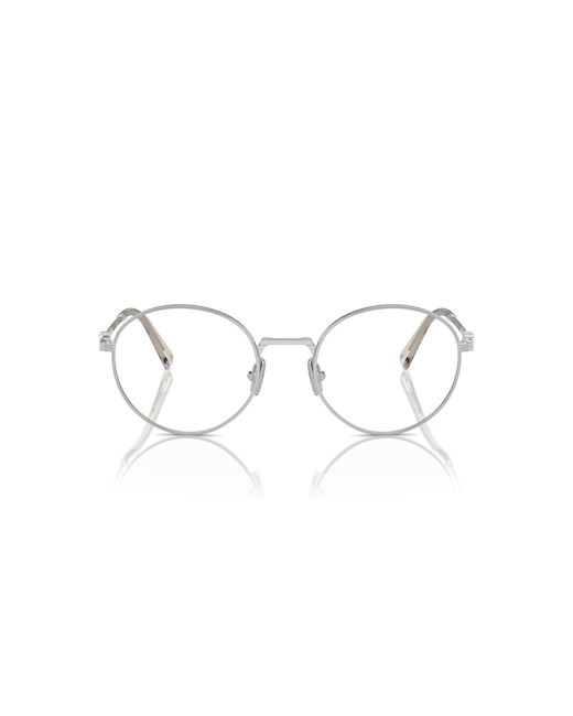 Miu Miu Black Mu 52Xv 1Bc1O1 Optical Frames Metal Round Normal