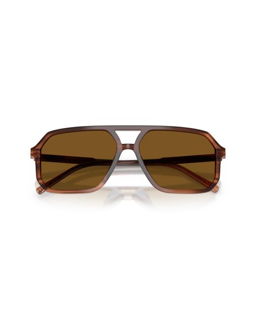 Dolce & Gabbana Black Dg4541 348183 Sunglasses Acetate Pilot Polarized