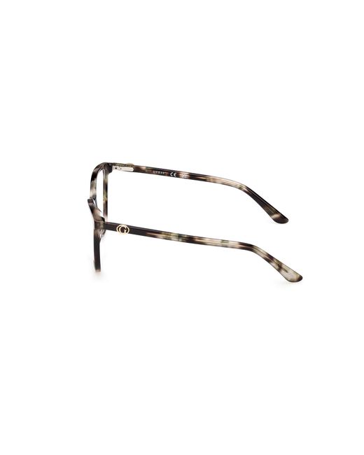 Guess Black Gu50311 098 Optical Frames Acetate Cat Eye Normal