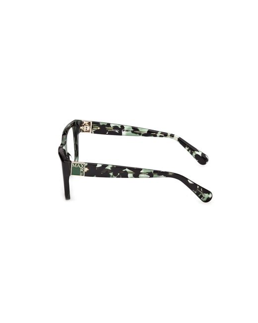MAX&Co. Black Mo5213 055 Optical Frames Acetate Squared Normal