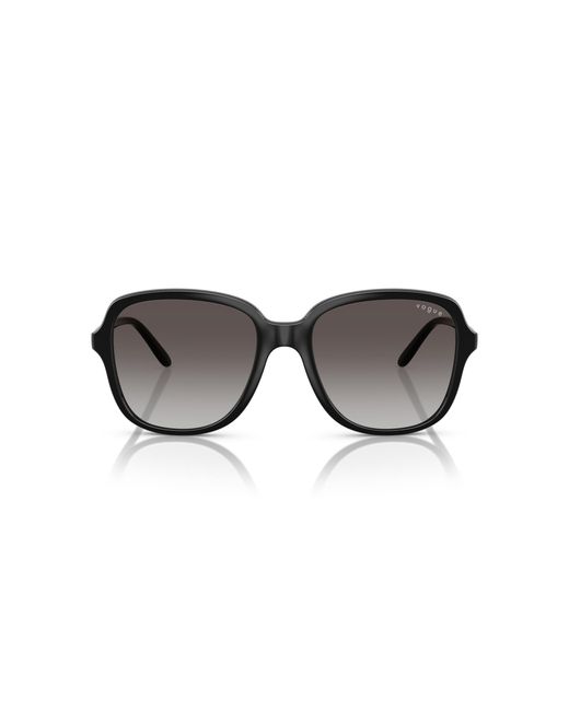 Vogue Eyewear Black Vo5601S W44/8G Sunglasses Nylon Squared Normal Shaded