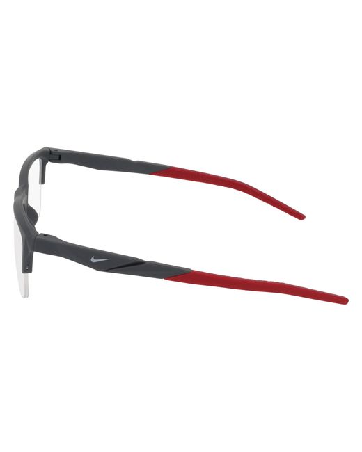 Nike Black 7279 033 Optical Frames Bio-Injected Squared Normal for men