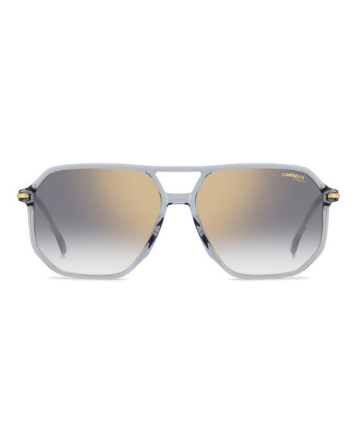 Carrera Black 324/S Kb7/Fq Sunglasses Acetate/ Geometric Mirror for men