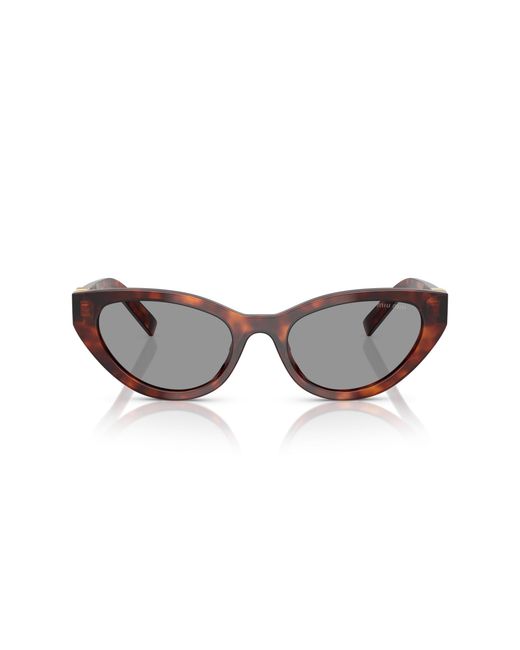 Miu Miu Black Mu A04S 21C40O Sunglasses Acetate Butterfly Normal