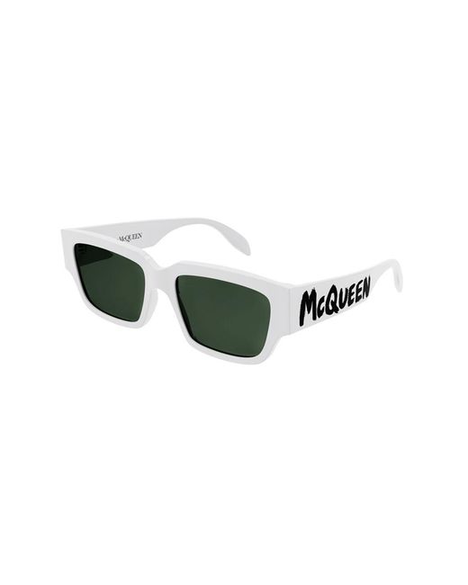 McQueen Black Am0329S 003 Sunglasses Acetate Squared Normal for men