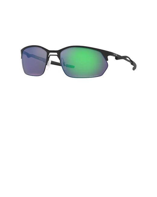 Oakley Green Oo4145 Wire Tap 2.0 414503 Sunglasses Metal Squared Prizm for men