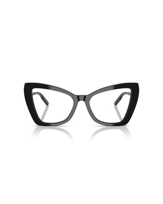 Dolce & Gabbana Black Dg3409 501 Optical Frames Acetate Transparent Cat Eye Normal