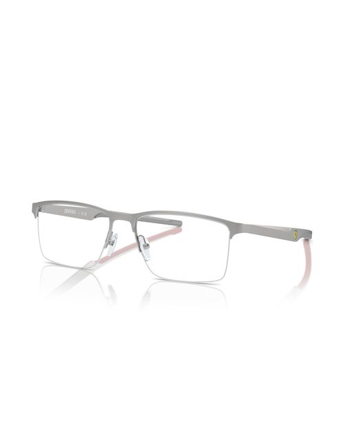 FERRARI SCUDERIA Black Fz7003 107 Optical Frames Metal Squared Normal for men
