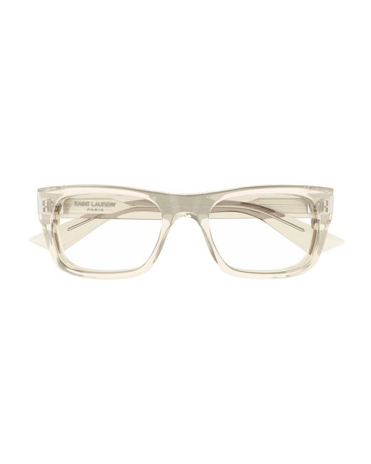 Saint Laurent Black Sl 83 Opt 004 Optical Frames Acetate Transparent Squared