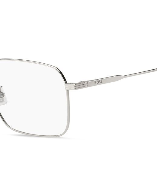 Boss Black Boss 1772/G 010 Optical Frames Titanium Squared Normal for men