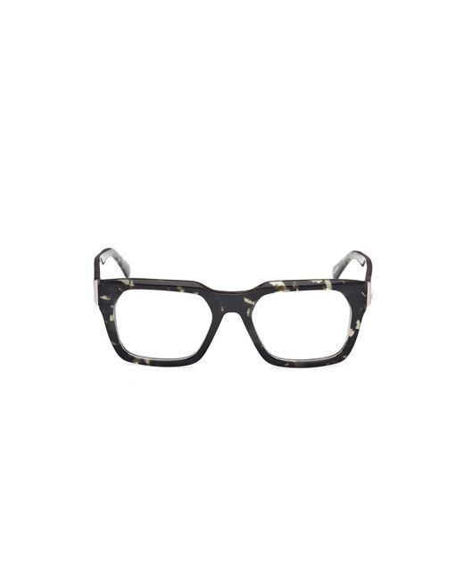 Guess Black Gu50188 098 Optical Frames Acetate Squared Normal for men