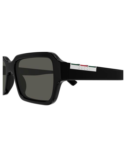 Gucci Black Gg1887S 001 Sunglasses Acetate Squared for men