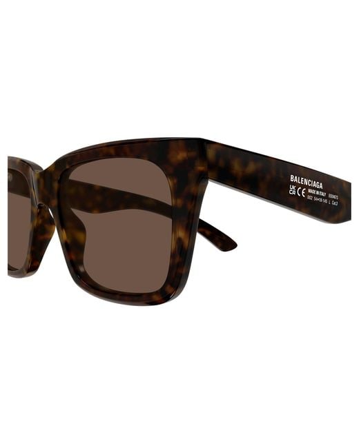 Balenciaga Black Bb0467S 002 Sunglasses Acetate Squared for men