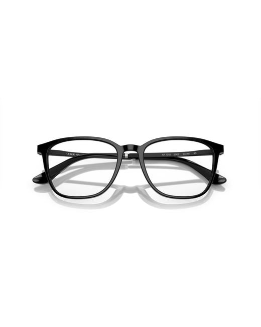 Giorgio Armani Black Ar7250 5001 Optical Frames Acetate Transparent Squared Normal for men