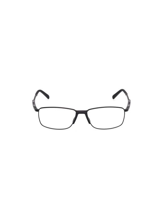 Timberland Black Tb50053 002 Optical Frames Metal Squared Normal for men