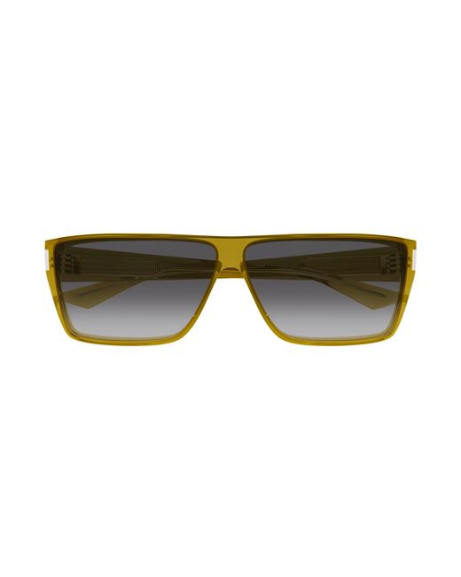 Saint Laurent Black Sl 757 004 Sunglasses Bio-Inject Smoke Squared