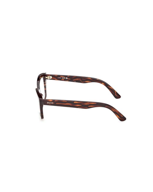 Emilio Pucci Black Ep5274 056 Optical Frames Acetate Squared Normal