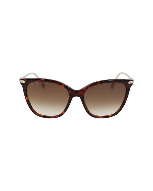 Longchamp Black Lo757S 242 Sunglasses Acetate Squared Normal Normal