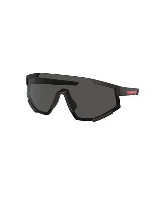 Prada Linea Rossa Black Ps 04Ws Dg006F Sunglasses Nylon Pillow Normal for men