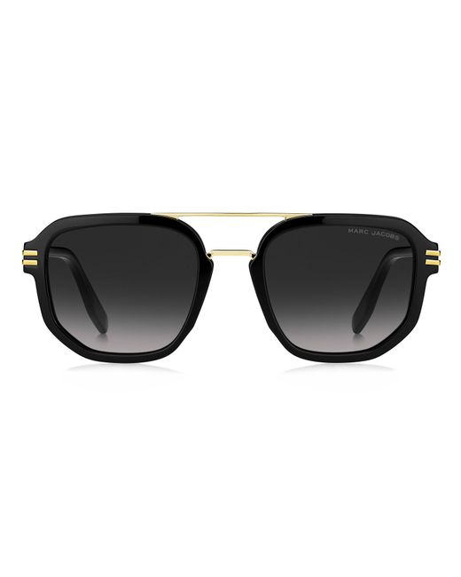 Marc Jacobs Black Marc 588/S 807/9O Sunglasses Acetate Squared Normal Shaded for men